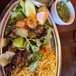cơm chiên bò lúc lắc