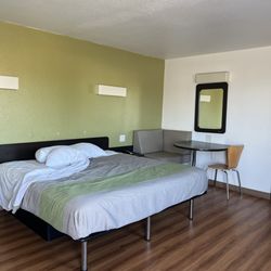 Motel 6 - Room on my way out with some daylight. Spacious and clean- had a great stay!