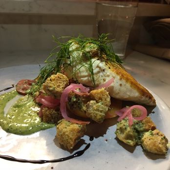 Turtle + The Wolf - Halibut! Good! - New American Near Me - Montclair, New Jersey