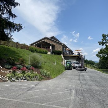 Blue Mountain Vineyards & Cellars - a truck parked in front of a house - Wineries Near Me - New Tripoli, Pennsylvania Blue Mountain Vineyards & Cellars - a truck parked in front of a house - Wineries Near Me - New Tripoli, Pennsylvania