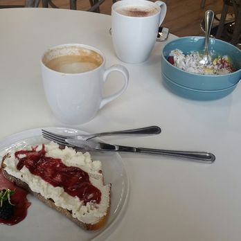 Sydney Providence - Sweet ricotta toast, latte, and brekki bowl - Coffee & Tea Near Me - Providence, Rhode Island Sydney Providence - Sweet ricotta toast, latte, and brekki bowl - Coffee & Tea Near Me - Providence, Rhode Island