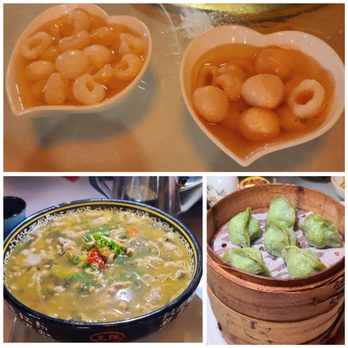 Taste of Chengdu - Steamed vegetable dumplings, sliced fatty beef in Pickle sour soup, lychee and dragon fruit - Szechuan Near Me - Franklin Square, New York Taste of Chengdu - Steamed vegetable dumplings, sliced fatty beef in Pickle sour soup, lychee and dragon fruit - Szechuan Near Me - Franklin Square, New York