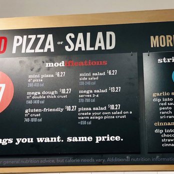 MOD Pizza - Menu - Fast Food Near Me - Schaumburg, Illinois
