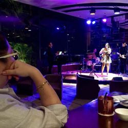Sage - Enjoying the live band