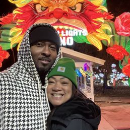 Entrance to Dragon Lights Reno w/Fritzie W.