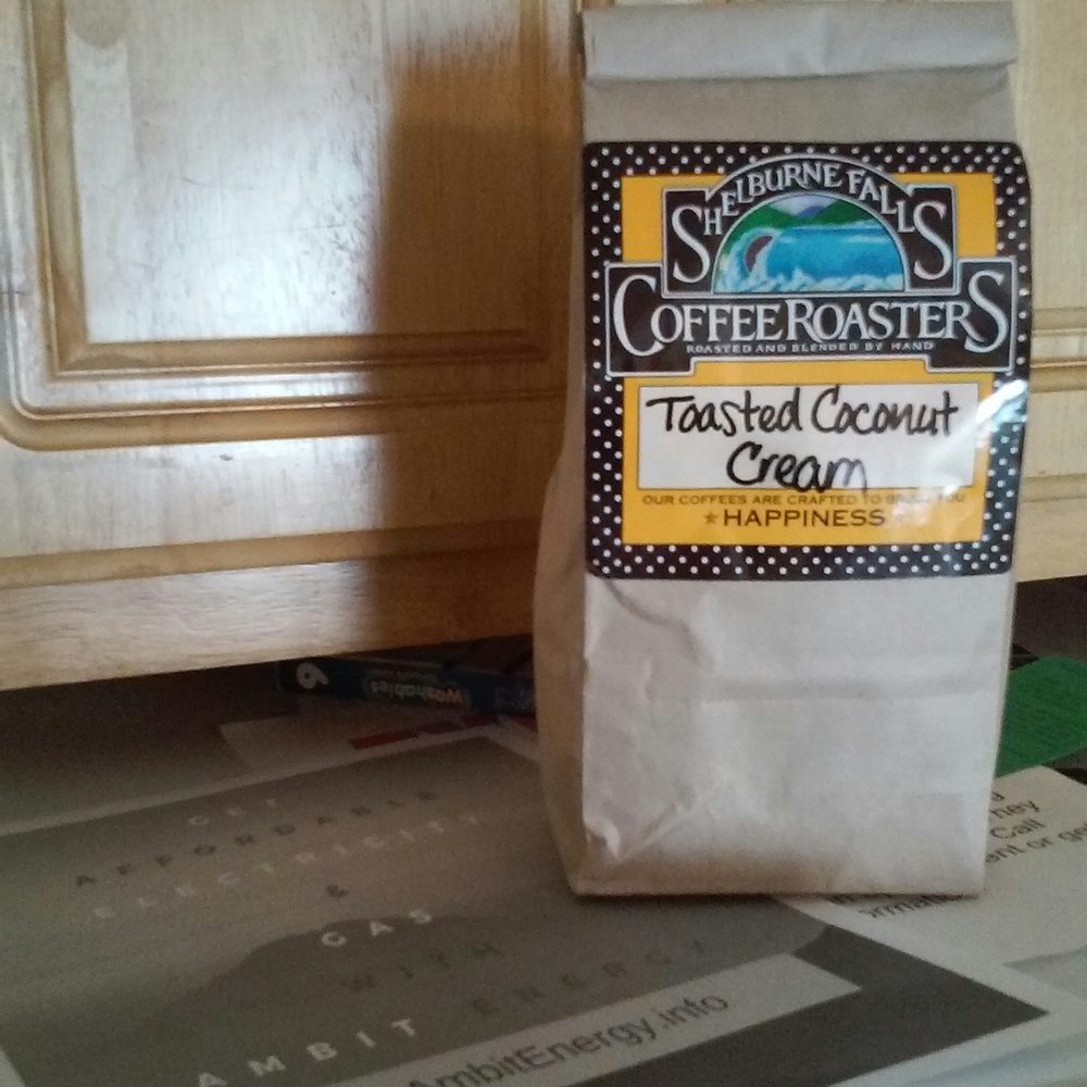 Toasted Coconut Cream from Shelburne Falls Coffee Roasters Toasted Coconut Cream from Shelburne Falls Coffee Roasters