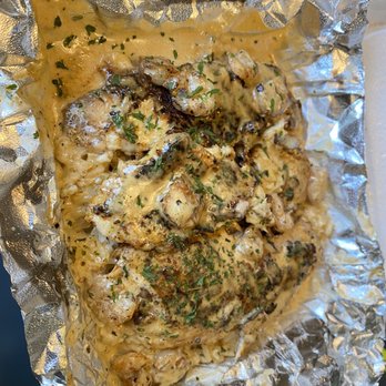 Bobobs - Hot Topic - blackened fish, shrimp, rice, and an amazing cream sauce! - Southern Near Me - Houston, Texas