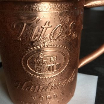 Fireside Lounge - Tito's vodka for Moscow mule - Wine Bars Near Me - Woodinville, Washington