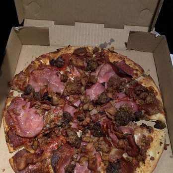 Uncle Sam's - Burnt pizza.... likely just reheated and not remade - Pizza Near Me - Phoenix, Arizona