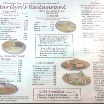Marilyn's Restaurant - American Near Me - McAlester, Oklahoma