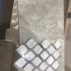 Wall and floor tile I took home from Quality Tile