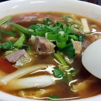 Chinese Noodle Bar - BRAISED NOODLE SOUP $12.80 - Fast Food Near Me - Haymarket, NSW