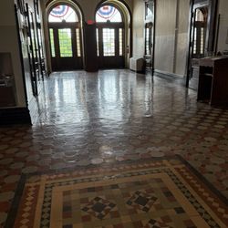 Wabash County Courthouse - Tiled floors