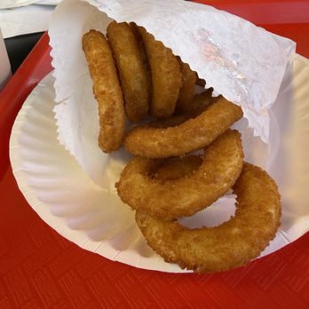 Zac's Hamburgers - Fresh hot onion rings - Burgers Near Me - Folsom, Pennsylvania