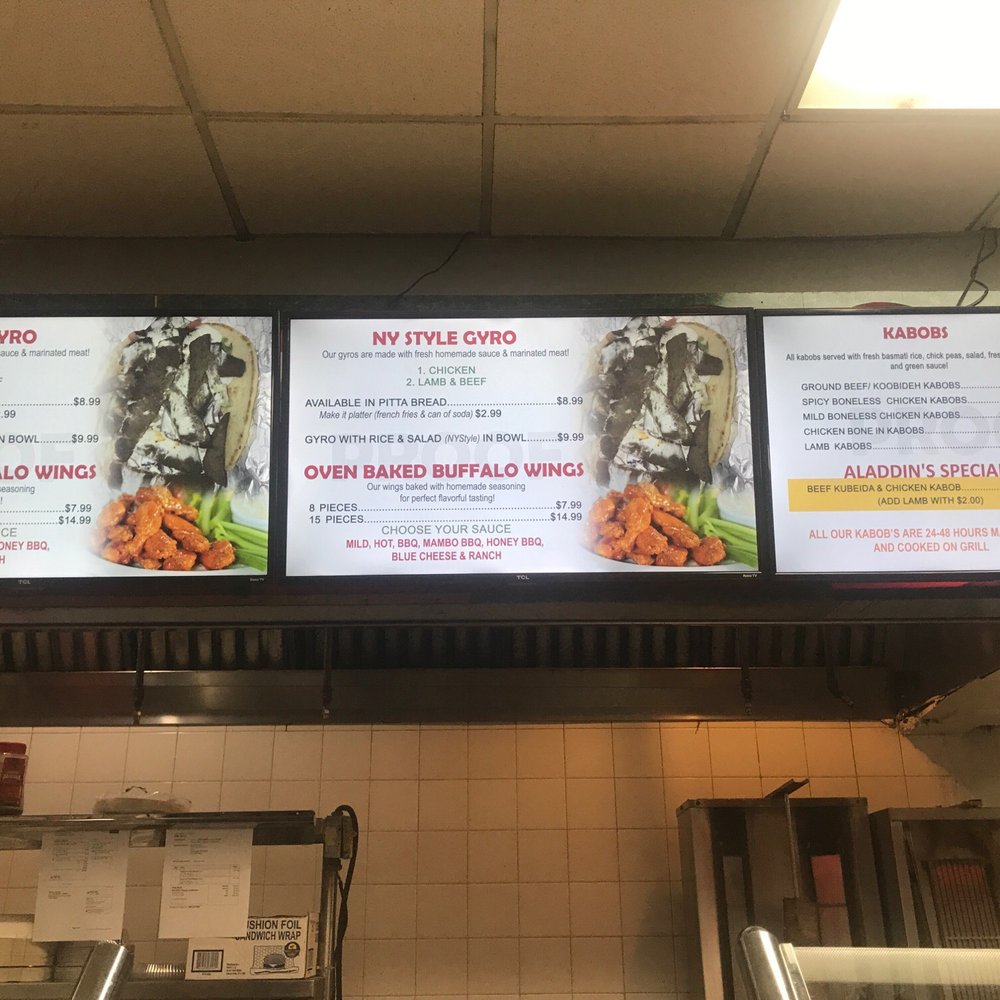 Aladdin's Kitchen - Here's a brief review of their menu - Halal Near Me - Washington, DC, District of Columbia