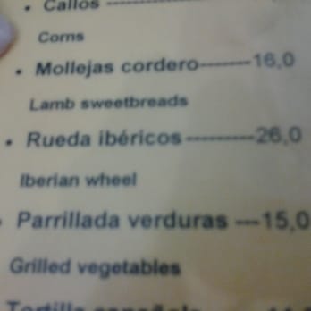 El Labriego - "¡¡Camarerooou, una Iberian wheel!!" - Dive Bars Near Me - Madrid, M