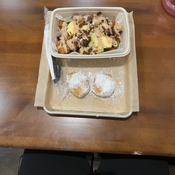 Beignet Spot - A breakfast hash and two beignets, forget the name. - Coffee & Tea Near Me - Riverside, California Beignet Spot - A breakfast hash and two beignets, forget the name. - Coffee & Tea Near Me - Riverside, California