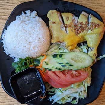 Phnom Penh Noodle House - Garlic rice chicken - Noodles Near Me - Seattle, Washington