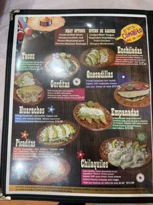 Menu photo 2 Taqueria El Comalito Charlottesville, VA