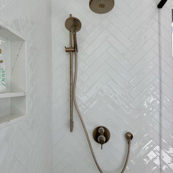 CTW Kitchen and Bath - Shower wall tile and grout from CTW - Building Supplies Near Me - Novato, California