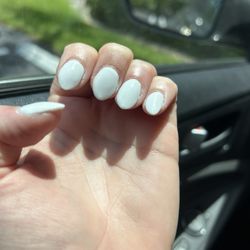NY Nails of Delray - Lumpy dip application