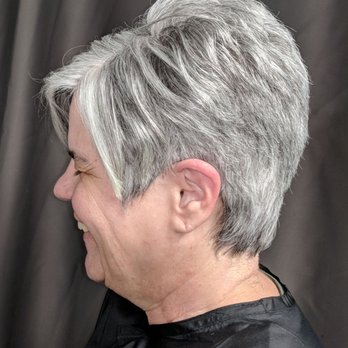 Deena's Tropical Waves - Short wedged textured haircut with Volume at the crown - Massage Therapy Near Me - Auburn, California