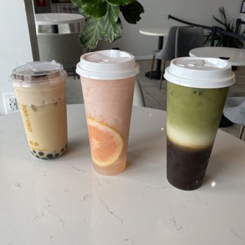 Tan-Cha - Fresh Grapefruit Slush, Matcha Espresso, Red Jade Milk Tea - Bubble Tea Near Me - Doraville, Georgia