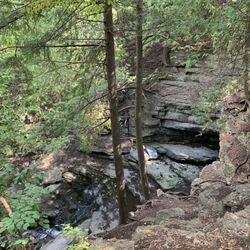 Princess Louise Falls - One section of the falls, from the top.