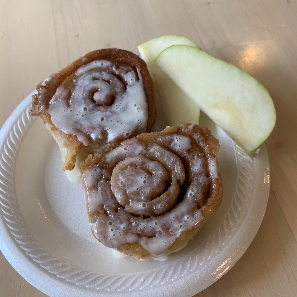 GF Cinnamon buns. They sell them in pairs GF Cinnamon buns. They sell them in pairs