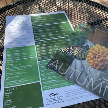 Edna's Eatery - a menu for autumn - Cafes Near Me - Tucson, Arizona