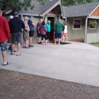 Cinnamon's Bakery - The line before it opens! - Bakeries Near Me - Estes Park, Colorado Cinnamon's Bakery - The line before it opens! - Bakeries Near Me - Estes Park, Colorado