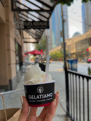 Photo of Gelatiamo - Seattle, WA, US. Rice flavor