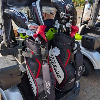 Grandover Golf Course - Titleist rental clubs. $75 per set. Includes two sleeves of Srixon Grandover logo balls. - Golf Near Me - Greensboro, North Carolina