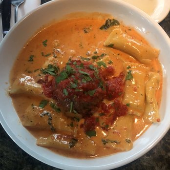 Bricco Bracco - Stuffed pasta in vodka sauce with an added meatball. - Italian Near Me - Mt Pleasant, South Carolina Bricco Bracco - Stuffed pasta in vodka sauce with an added meatball. - Italian Near Me - Mt Pleasant, South Carolina