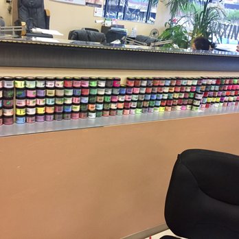 Solar Nails - Wide range of dip powder colors - Nail Salons Near Me - Arlington, Texas
