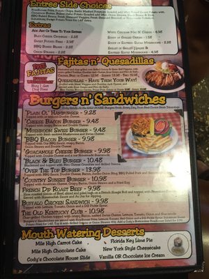 Menu photo 8 Cody's Roadhouse Lady Lake, FL