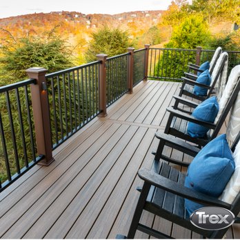 Great Railing - Nothing beats taking time to relax and rock your troubles away. As you bring in the view of the fall colors. - Decks & Railing Near Me - Williamstown, New Jersey