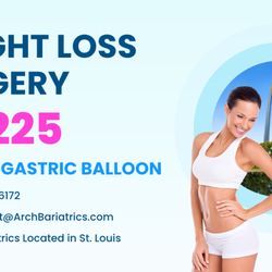 Arch Bariatrics - Self Pay Sleeve Gastric Balloon Promotion. $7225, All Inclusive. Call Now.