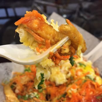 JoJu - Kimchi fries with egg- yummmm - Coffee & Tea Near Me - Elmhurst, New York