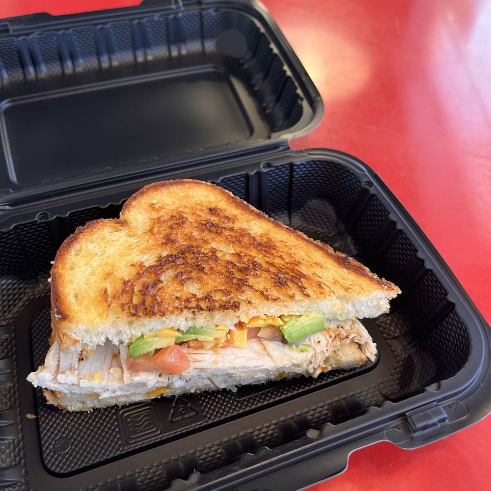 Millie's Restaurant & Bakery - Turkey Avocado Melt with vegan cheese - Bakeries Near Me - Van Nuys, California Millie's Restaurant & Bakery - Turkey Avocado Melt with vegan cheese - Bakeries Near Me - Van Nuys, California