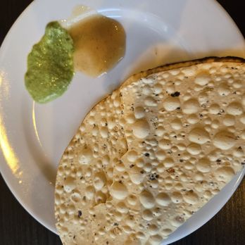 Curry & More - Indian Bistro - Pappad with both chutneys - Indian Near Me - San Marcos, California