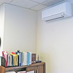 ARC Mechanical Contractors - One of two indoor units installed at the Meriden NH LIbrary.