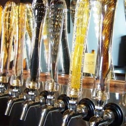 Lake Bluff Brewing Company - Tap handles at Lake Bluff Brewing Company, Lake Bluff IL