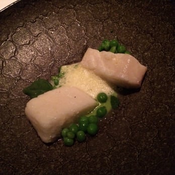 Canlis - Fish with peas - New American Near Me - Seattle, Washington Canlis - Fish with peas - New American Near Me - Seattle, Washington