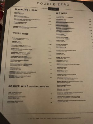 Menu photo 7 Double Zero New York, NY Menu photo 7 Double Zero New York, NY