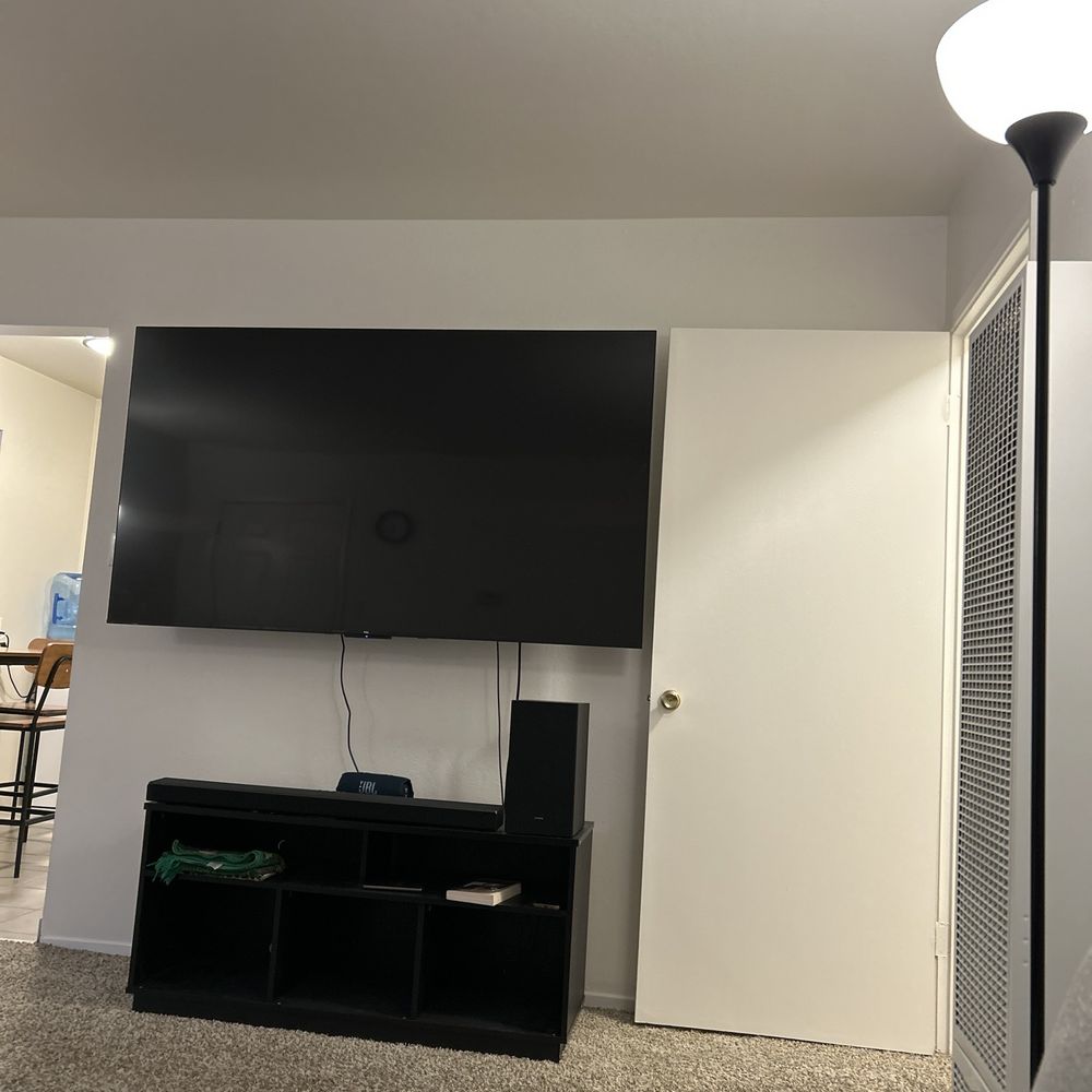 Kraus Remodeling  - Tv mount, 75" - General Contractors Near Me