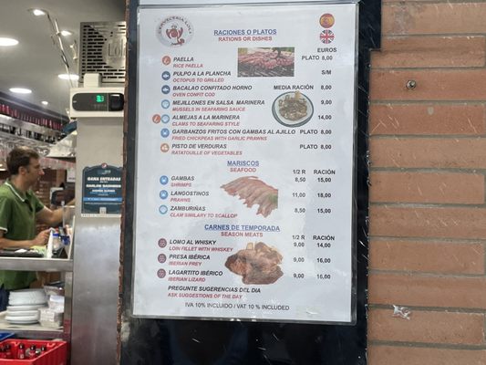 Menu photo 4 Cervecería Loli Seville, SE