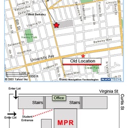 Berkeley Adult School - Campus map