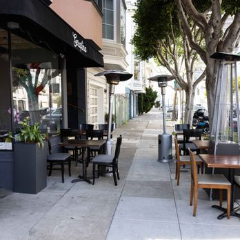 Serafina - tables and chairs on a sidewalk - Italian Near Me - San Francisco, California Serafina - tables and chairs on a sidewalk - Italian Near Me - San Francisco, California