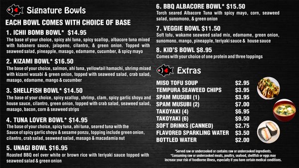 Menu photo 7 Poke Ichii Vacaville, CA